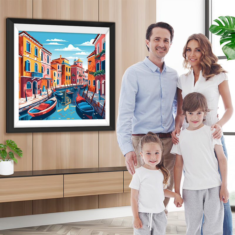 Pop Stil Venedig Diamond Painting