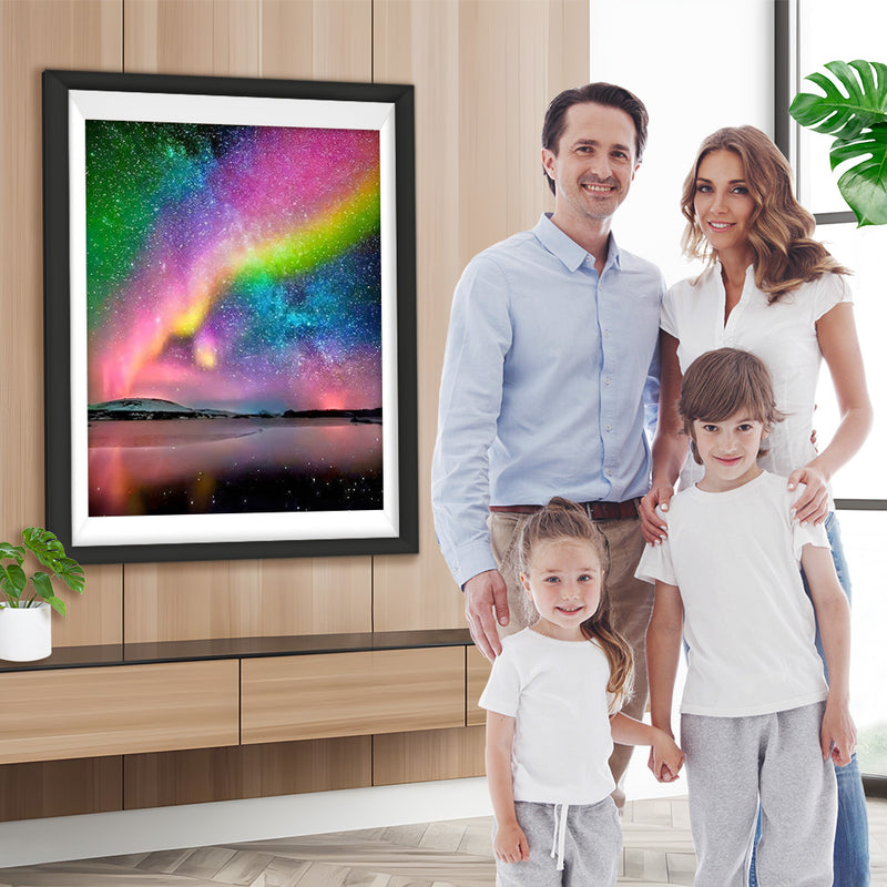 Regenbogen Sterne Diamond Painting