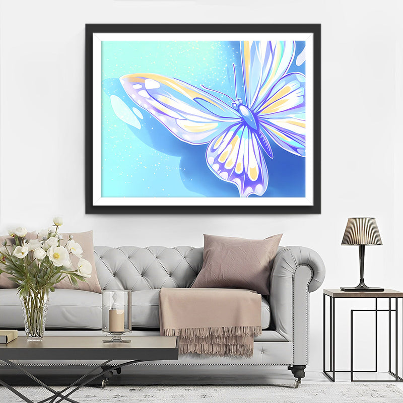 Rein fliegender Schmetterling Diamond Painting