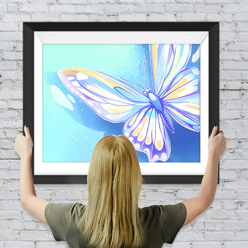 Rein fliegender Schmetterling Diamond Painting