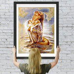 Reizende Frau aus dem Bad Diamond Painting