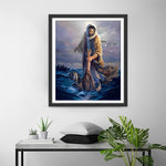 Rettung von Menschen vor dem Sturz ins Meer Diamond Painting