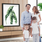 Riesige grüne Blätter Diamond Painting