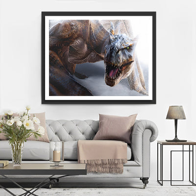 Riesige und grausame Dinosaurier Diamond Painting