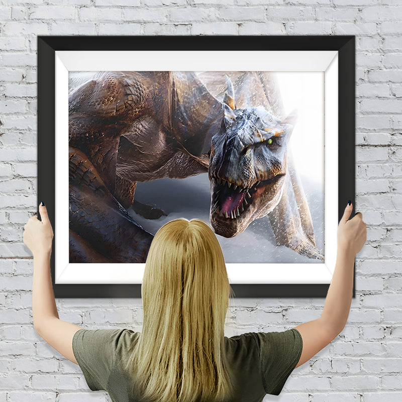Riesige und grausame Dinosaurier Diamond Painting