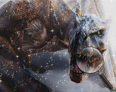 Riesige und grausame Dinosaurier Diamond Painting