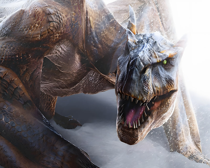 Riesige und grausame Dinosaurier Diamond Painting
