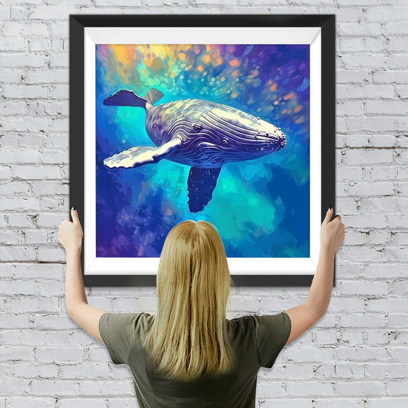 Riesiger Wal im Meer Diamond Painting