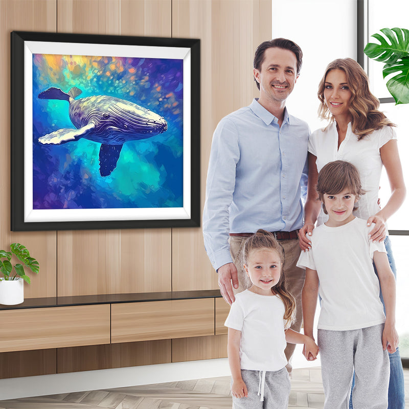 Riesiger Wal im Meer Diamond Painting