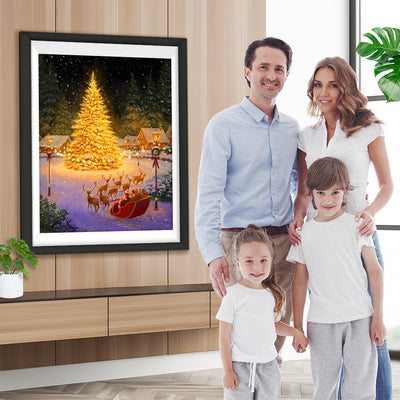 Riesiger Weihnachtsbaum Diamond Painting