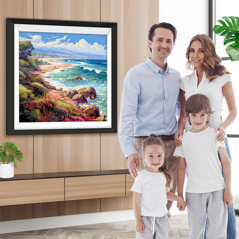 Riffe an der Küste Diamond Painting