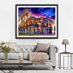 Römisches Kolosseum bei Nacht Diamond Painting