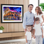 Römisches Kolosseum bei Nacht Diamond Painting