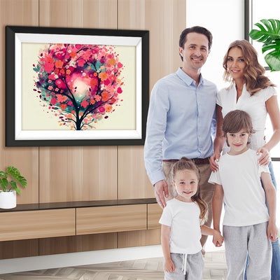 Rosa Blumenbaum Diamond Painting