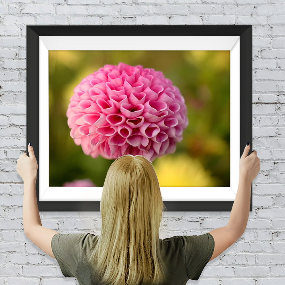 Rosa Dahlie Diamond Painting