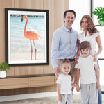 Rosa Flamingo am Meer Diamond Painting