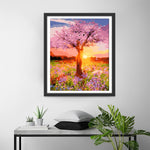 Rosa Göttin Baum Diamond Painting