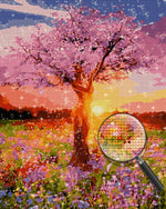 Rosa Göttin Baum Diamond Painting