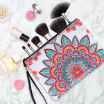 Rosa-grünes Mandala Diamond Painting Handgelenktasche