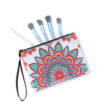 Rosa-grünes Mandala Diamond Painting Handgelenktasche