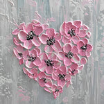 Rosa Orchidee Herz Diamond Painting