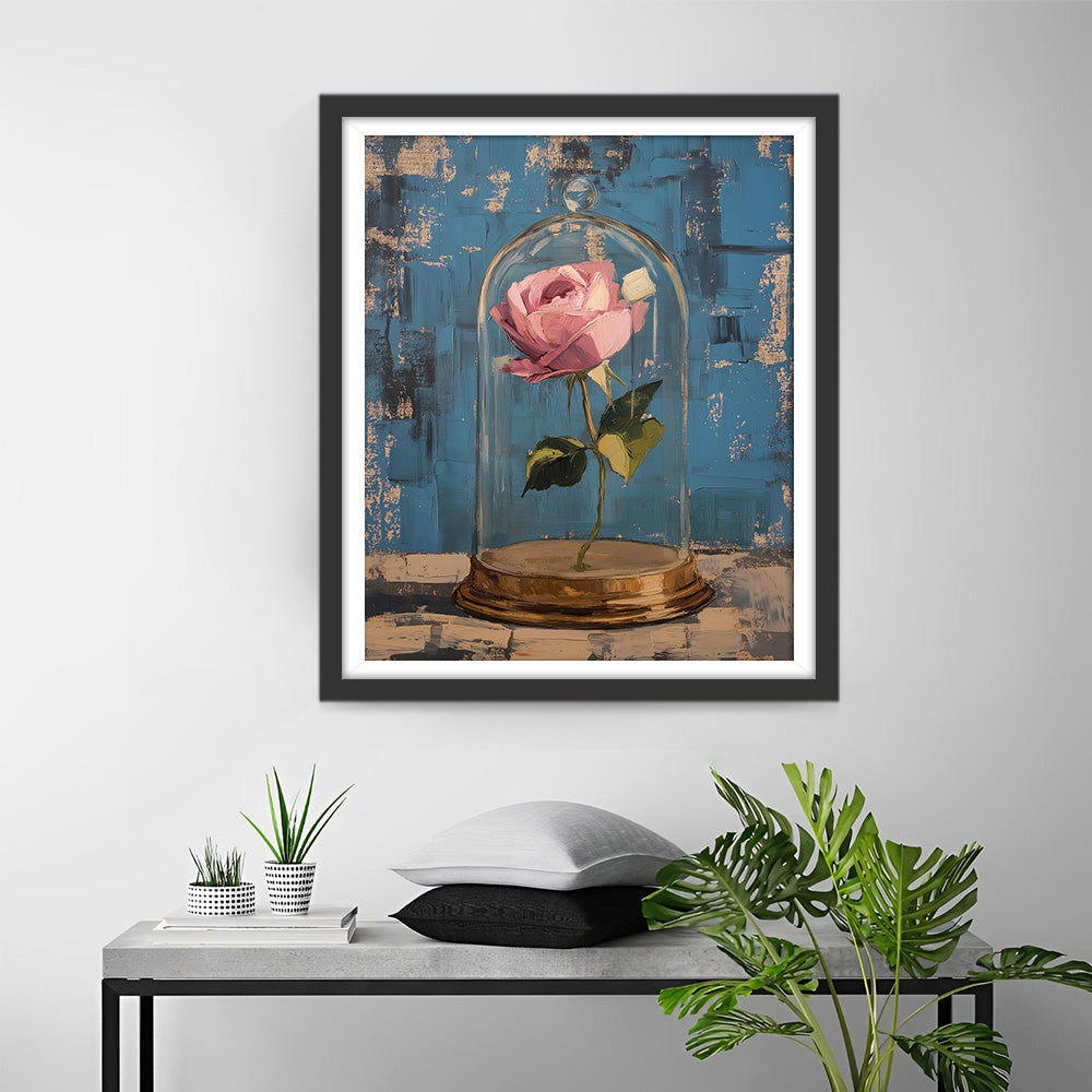 Rosa Rose in Glass Diamond Painting