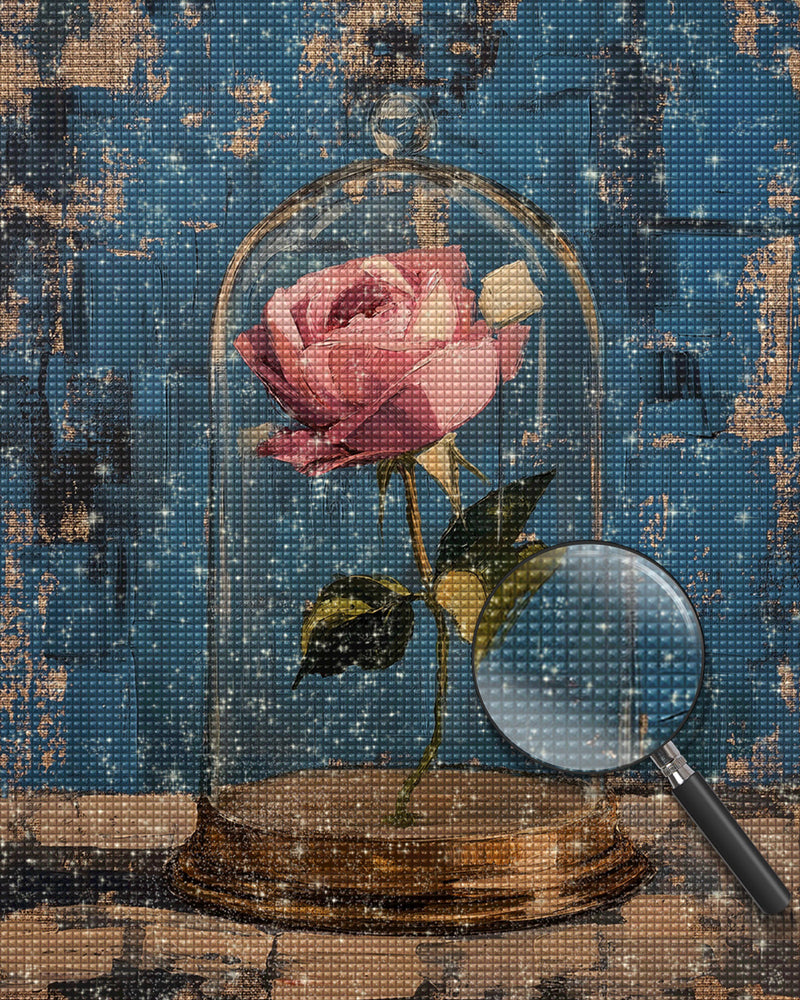 Rosa Rose in Glass Diamond Painting