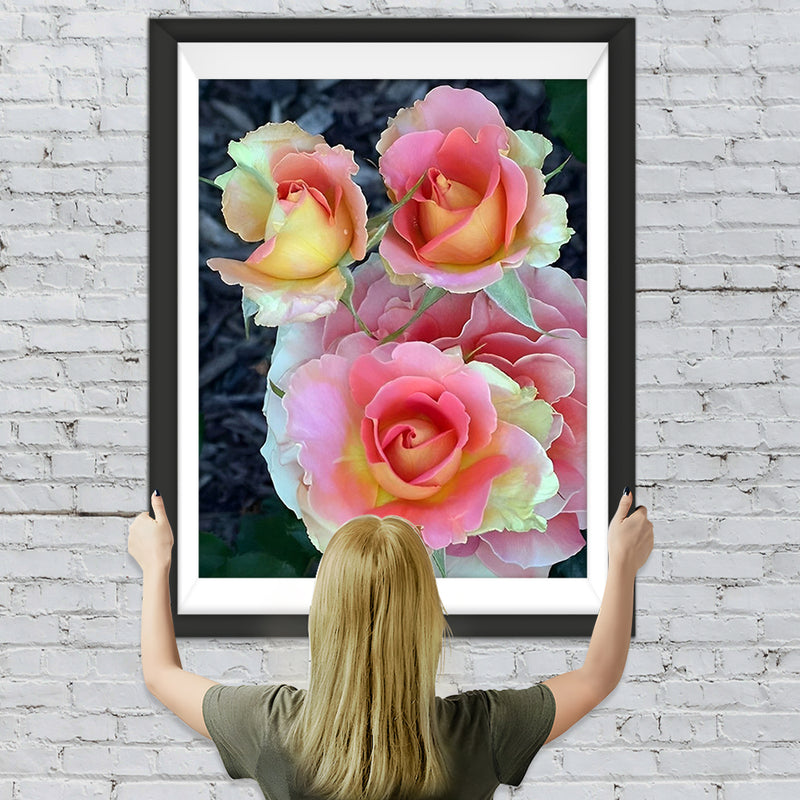 Rosa Rosen Diamond Painting