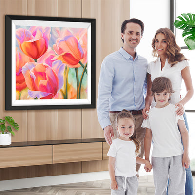 Rosa Tulpen Diamond Painting