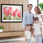 Rosa Tulpen Diamond Painting