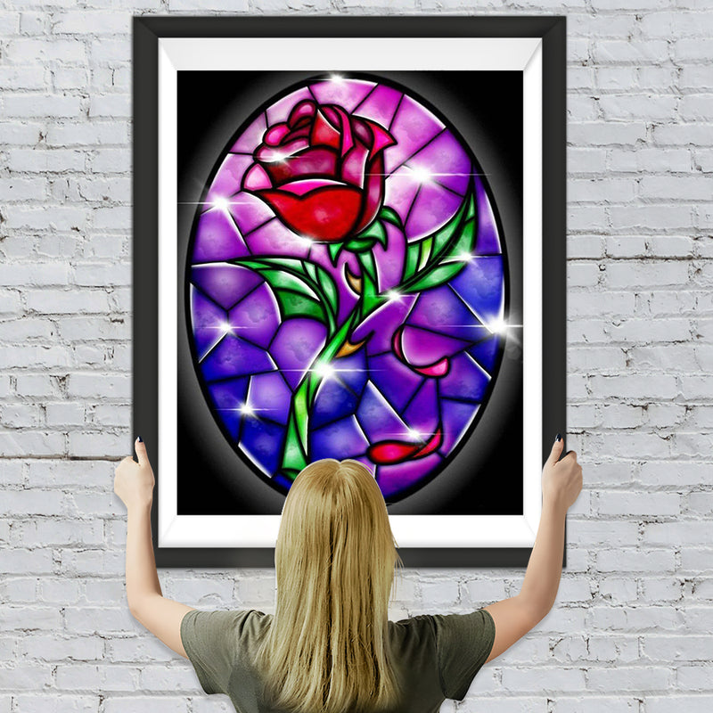 Rose Glas Diamond Painting