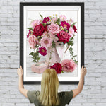 Rosen und Chrysantheme Diamond Painting