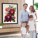 Rosen und Knospen Diamond Painting