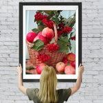 Rote Äpfel im Korb Diamond Painting