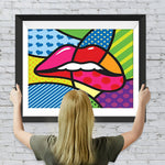 Rote Lippen Diamond Painting