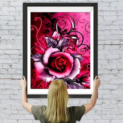 Rote Rose Diamond Painting