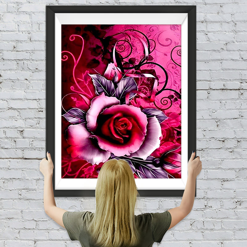 Rote Rose Diamond Painting