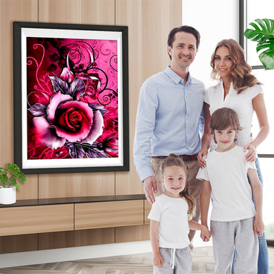 Rote Rose Diamond Painting