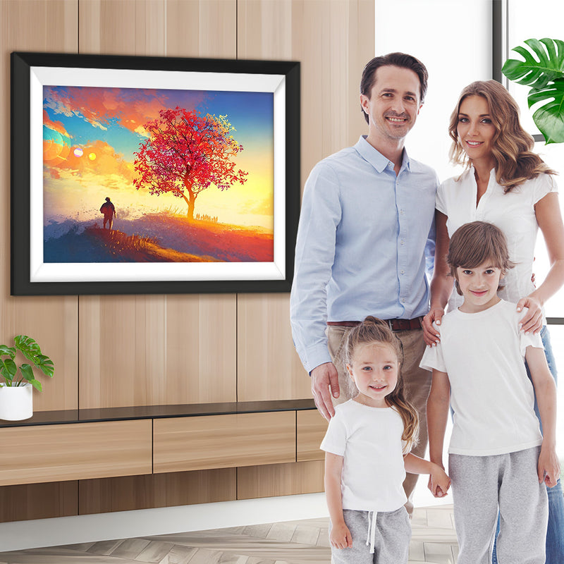 Roter Baum Diamond Painting