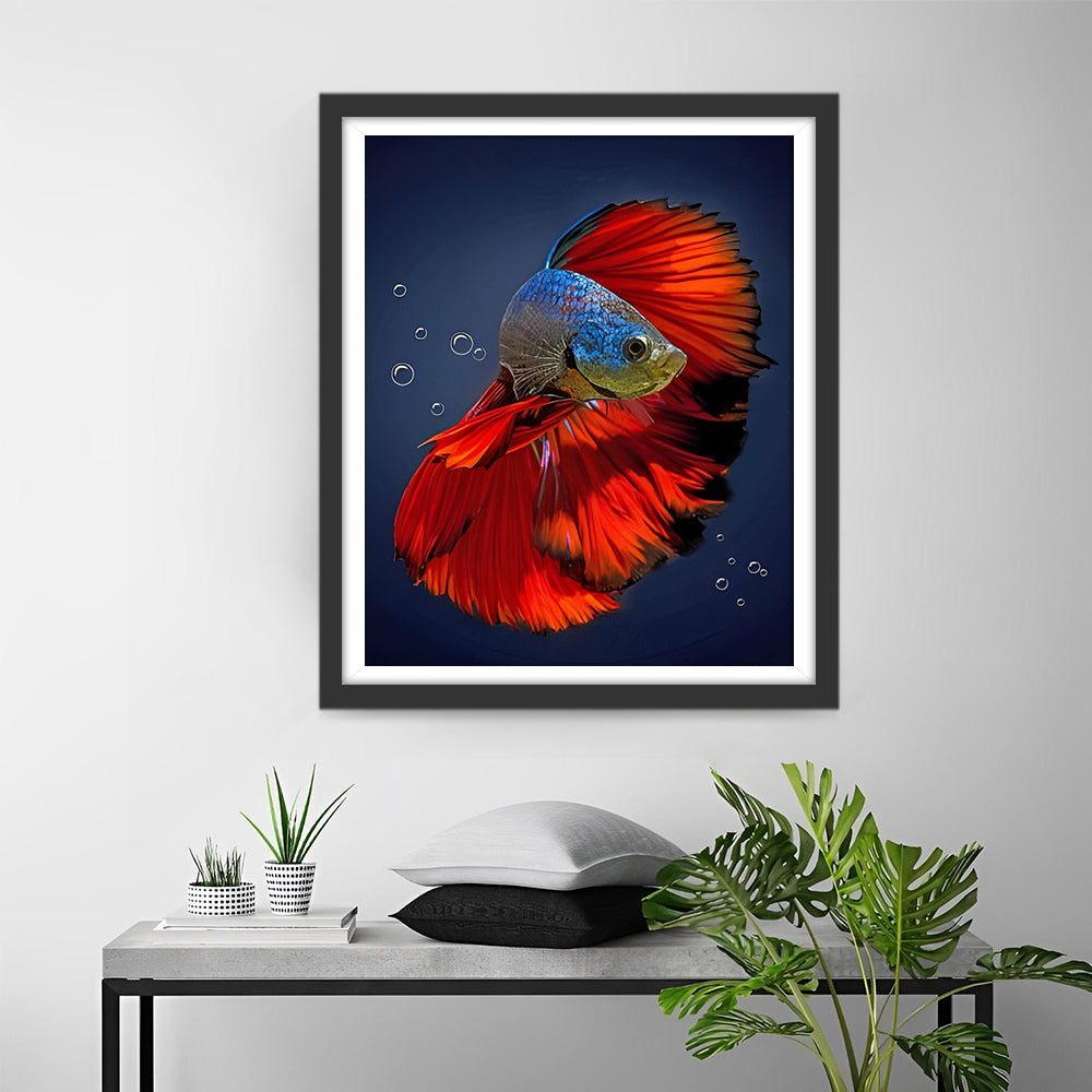 Roter Fisch Diamond Painting