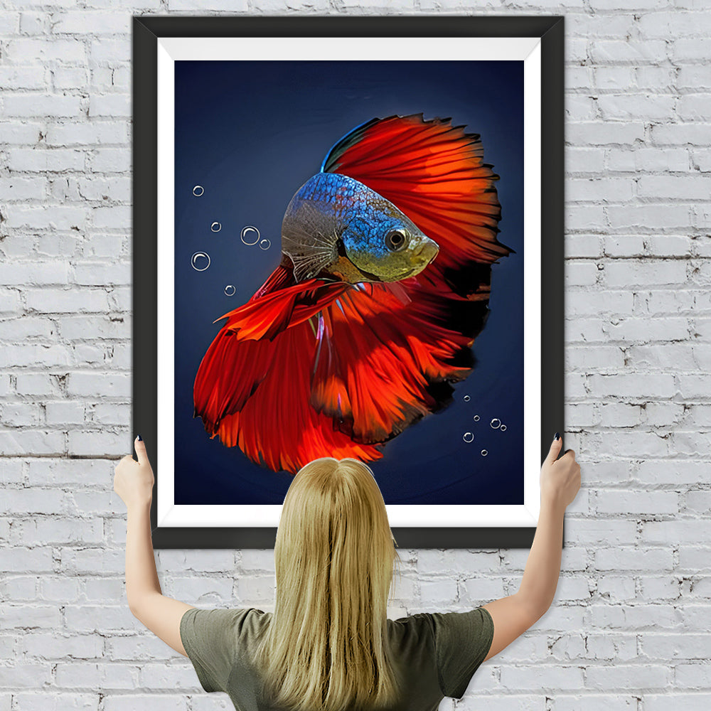 Roter Fisch Diamond Painting