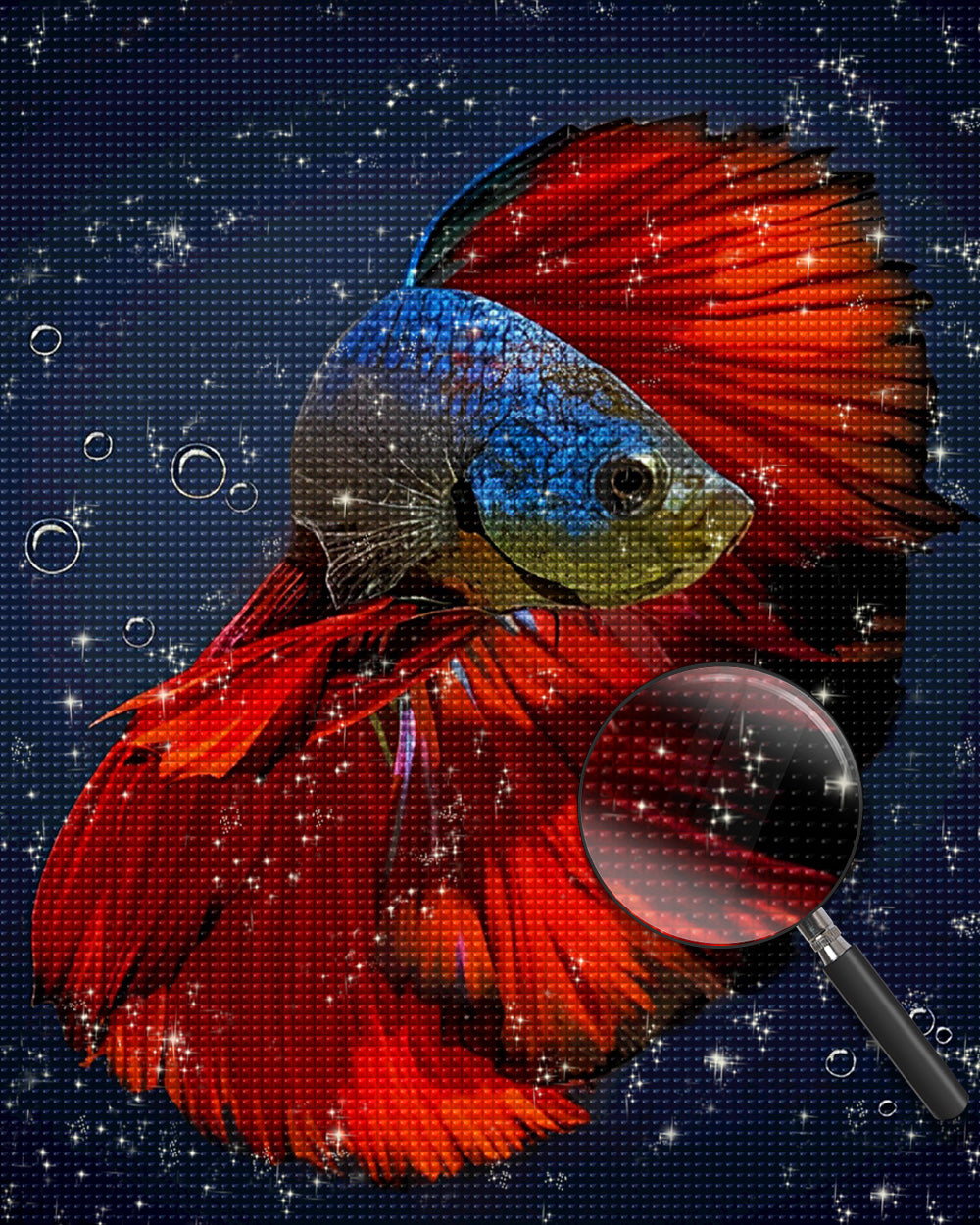 Roter Fisch Diamond Painting