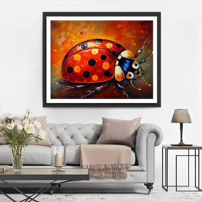 Roter Marienkäfer Diamond Painting