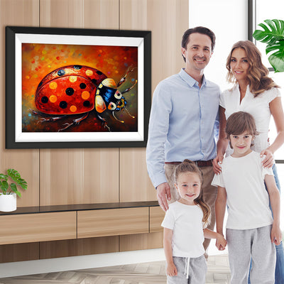 Roter Marienkäfer Diamond Painting