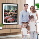 Roter Pilz im Wald Diamond Painting