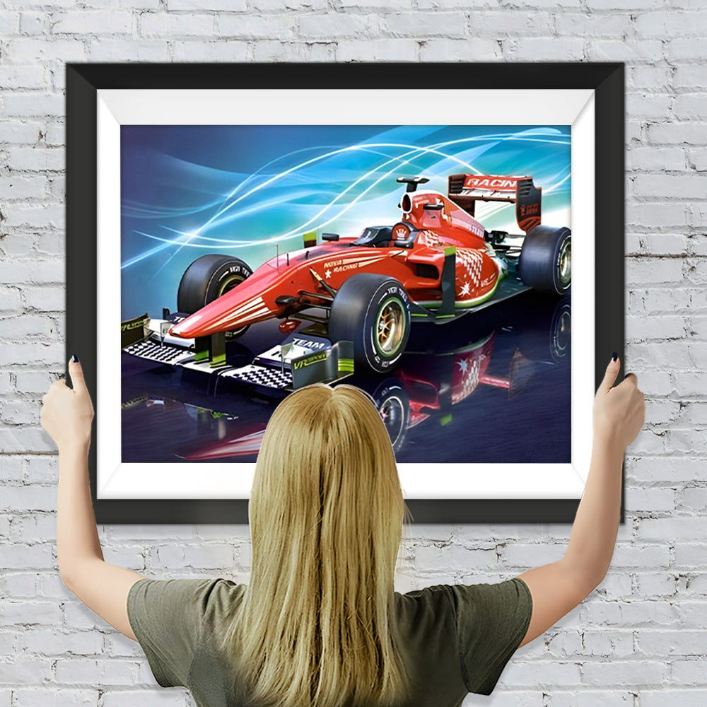 Roter Sportwagen Diamond Painting