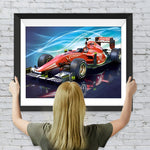 Roter Sportwagen Diamond Painting