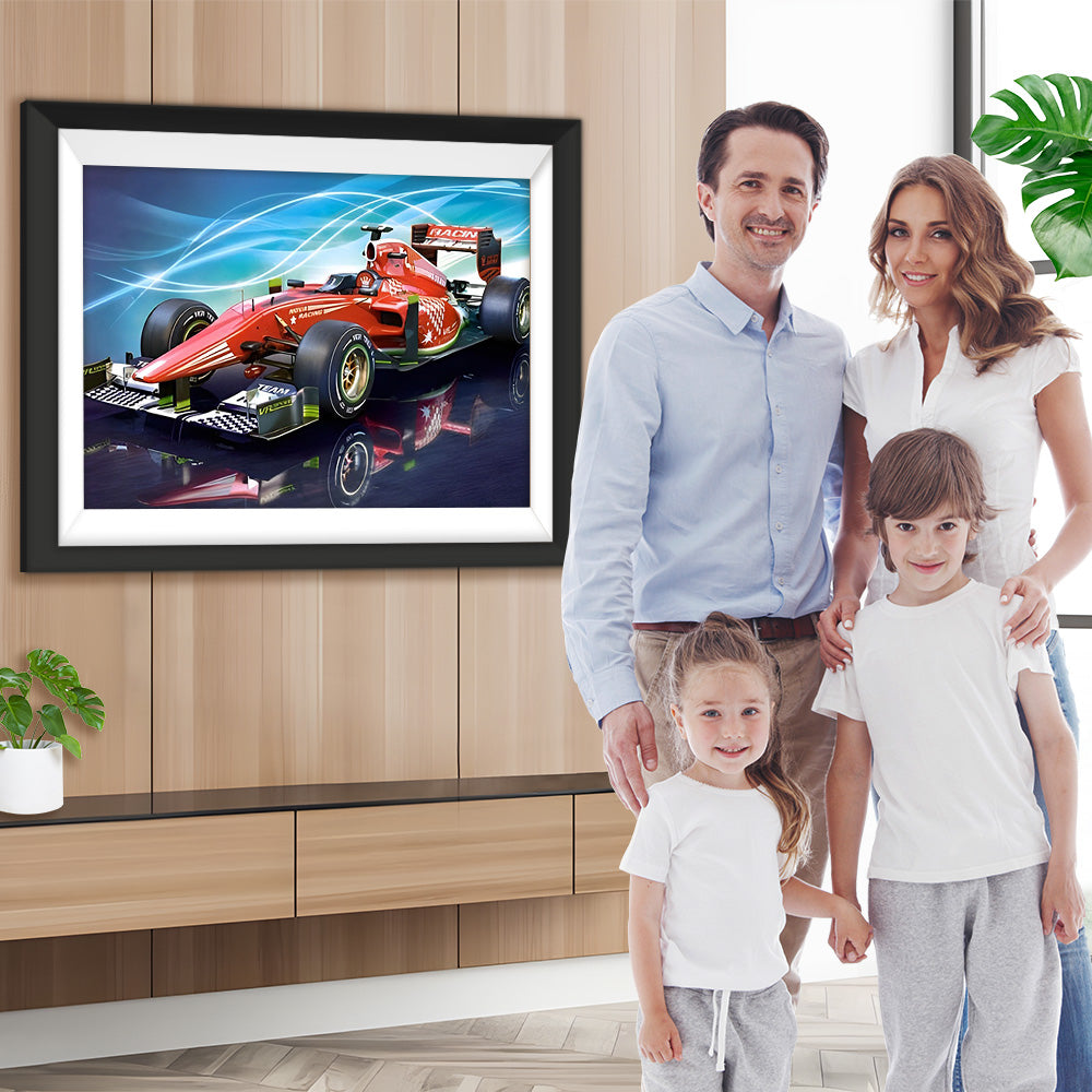 Roter Sportwagen Diamond Painting