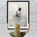 Rückansicht der Balletttänzerin Diamond Painting