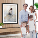 Rückansicht der Balletttänzerin Diamond Painting